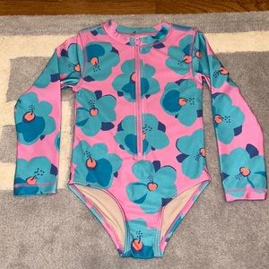 Tea Collection Long Sleeve One-Piece Swimsuit 3T